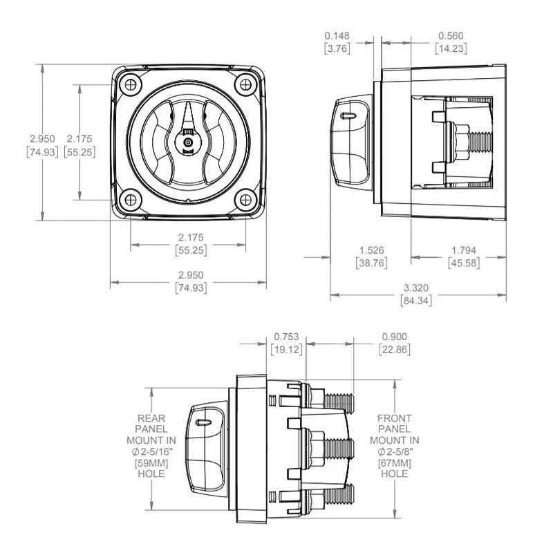 CP-0085-04 300 Amp Battery Power Off Switche