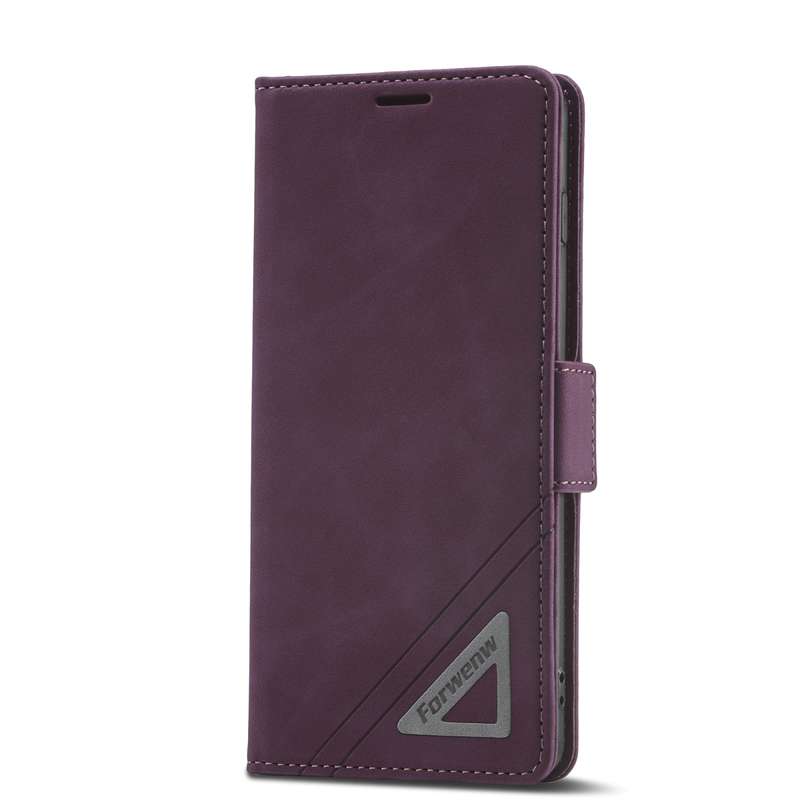 For Samsung Galaxy S10 Forwenw Dual-side Buckle Leather Phone Case(Wine Red)