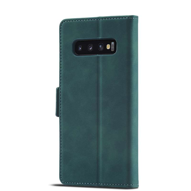 For Samsung Galaxy S10+ Forwenw Dual-side Buckle Leather Phone Case(Black)