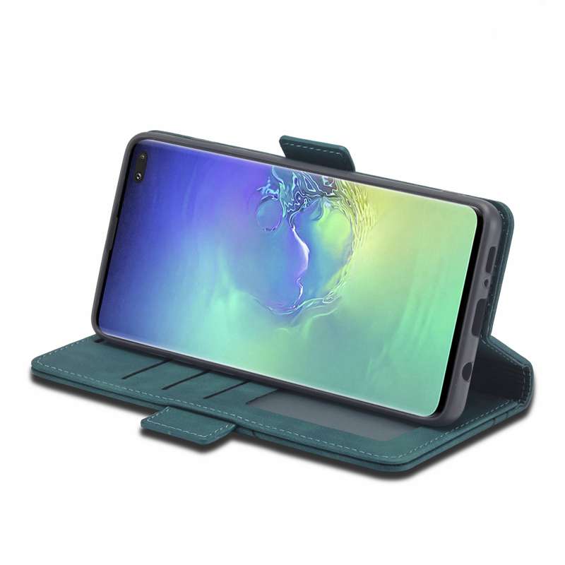 For Samsung Galaxy S10+ Forwenw Dual-side Buckle Leather Phone Case(Black)