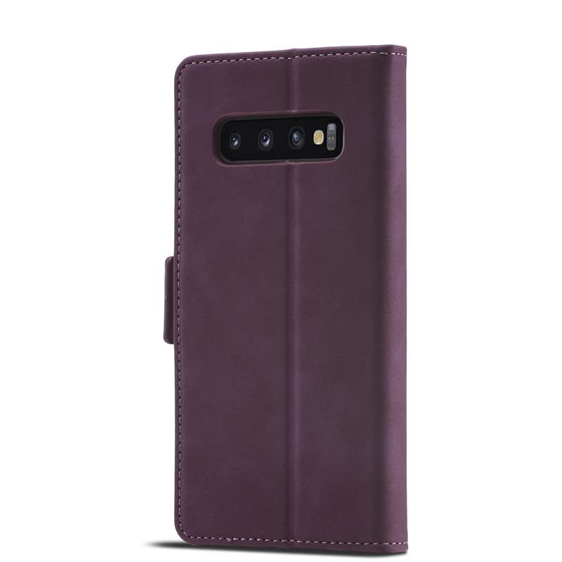 For Samsung Galaxy S10+ Forwenw Dual-side Buckle Leather Phone Case(Black)