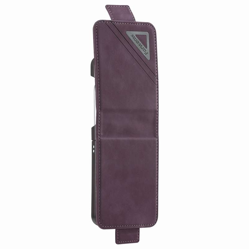 For Samsung Galaxy S10 Forwenw Dual-side Buckle Leather Phone Case(Wine Red)