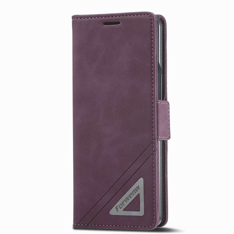 For Samsung Galaxy S10 Forwenw Dual-side Buckle Leather Phone Case(Wine Red)