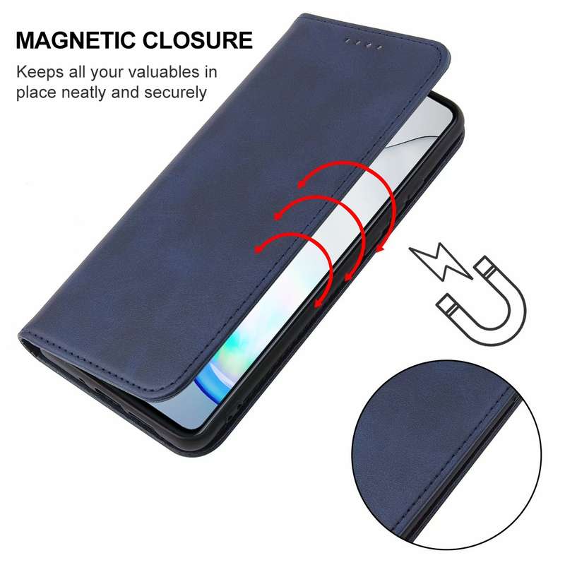 For Samsung Galaxy Note10 Lite / A81 Magnetic Closure Leather Phone Case(Black)