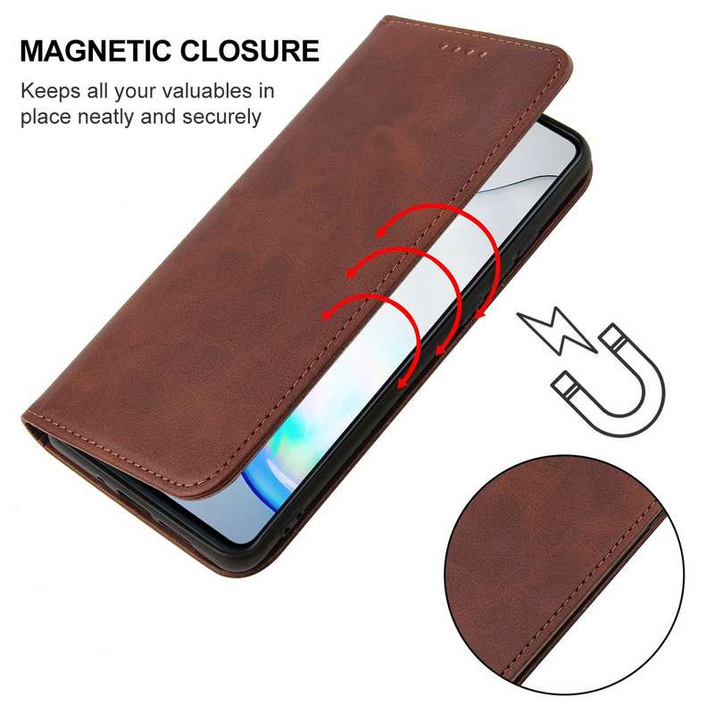 For Samsung Galaxy Note10 Lite / A81 Magnetic Closure Leather Phone Case(Black)