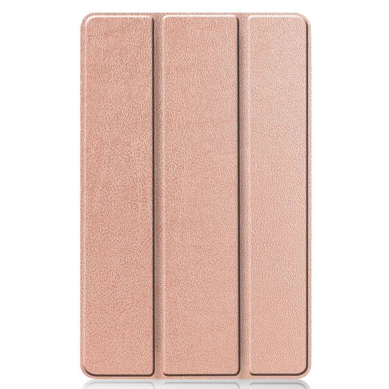 For Galaxy Tab S6 Lite 10.4 inch Custer Pattern Pure Color Horizontal Flip Leather Case with Three-f