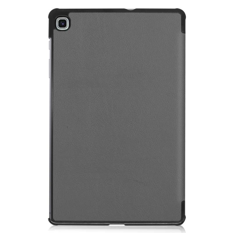 For Galaxy Tab S6 Lite 10.4 inch Custer Pattern Pure Color Horizontal Flip Leather Case with Three-f