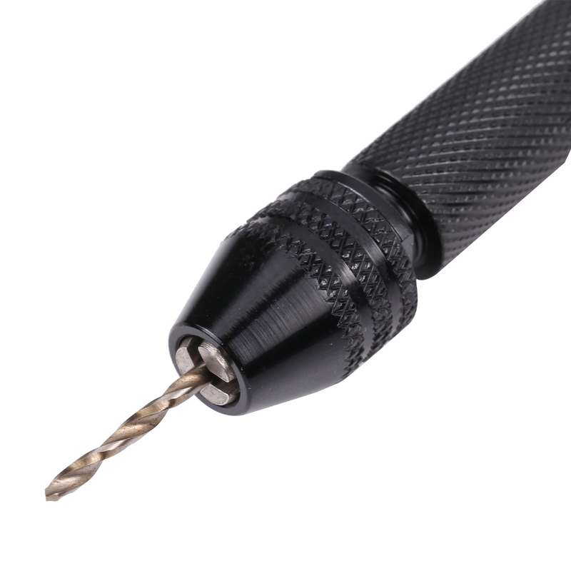 Precision Pin Vise Mini Twist Drill Bits Hand Drill Set, Model:8011