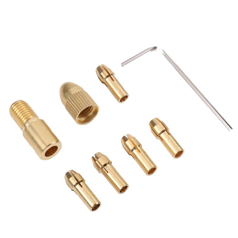 DIY-5.0 8 in 1 DIY Mini Chuck Fixture Clamp Drill Chuck Clip