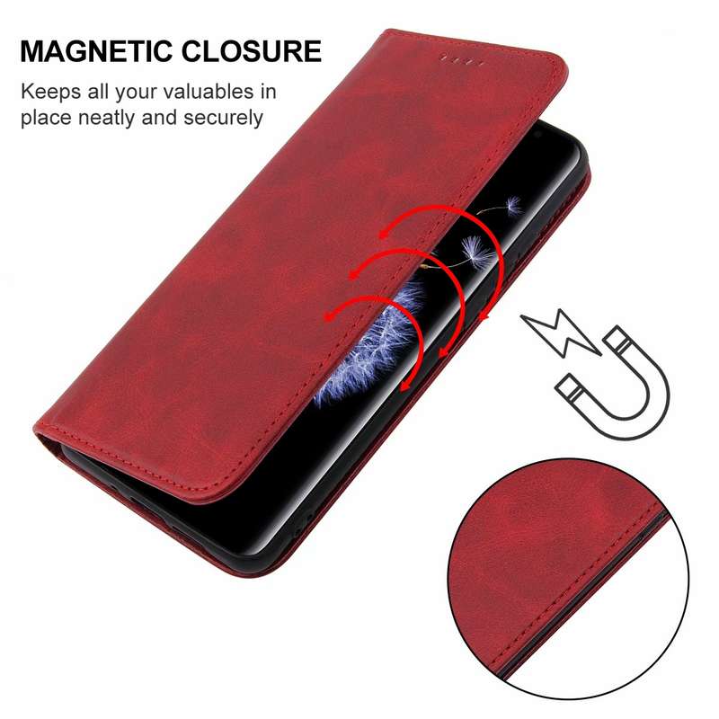 For Samsung Galaxy S9 Magnetic Closure Leather Phone Case(Blue)