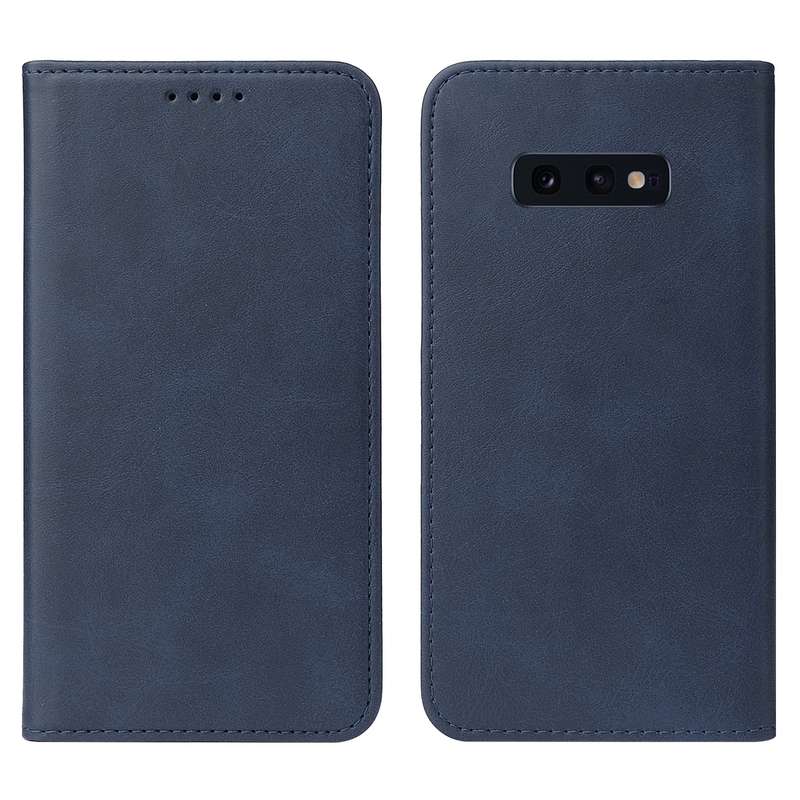 For Samsung Galaxy S10e Magnetic Closure Leather Phone Case(Black)