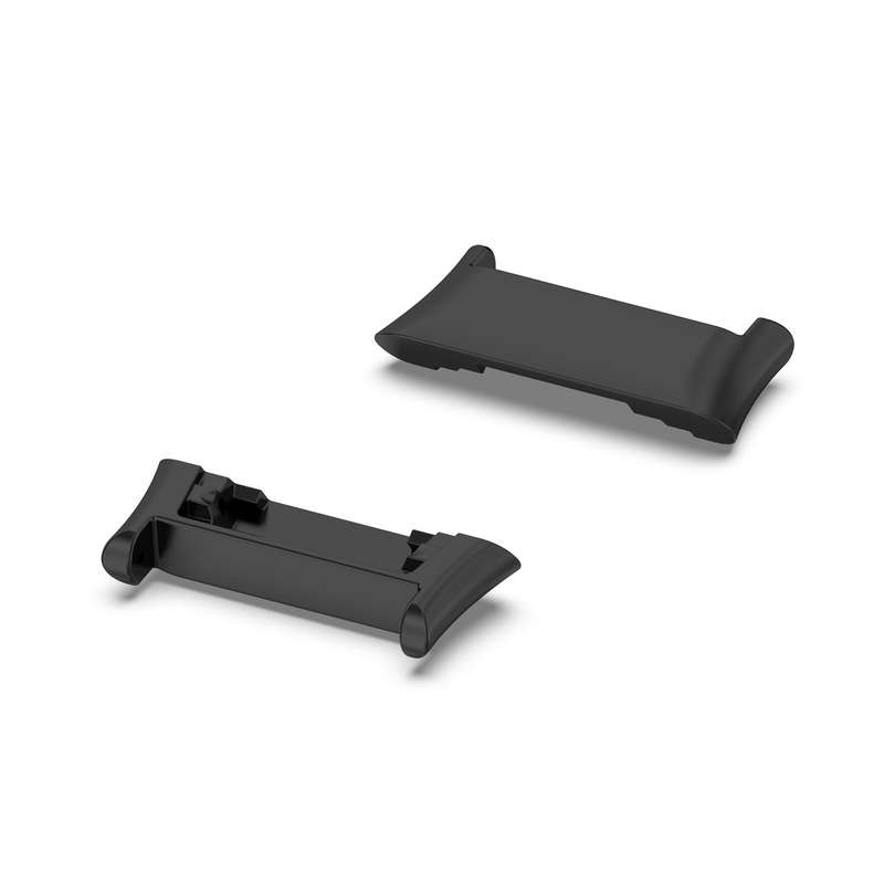 For OPPO Watch Free 1 Pair Metal Watch Band Connector(Black)