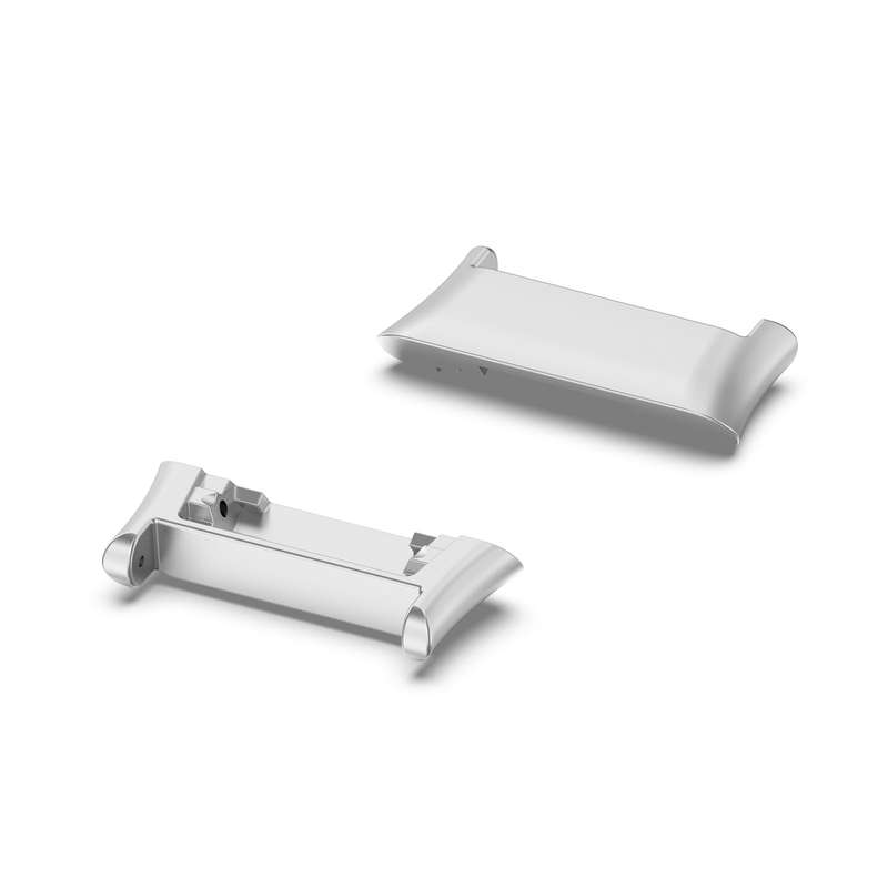 For OPPO Watch Free 1 Pair Metal Watch Band Connector(Silver)