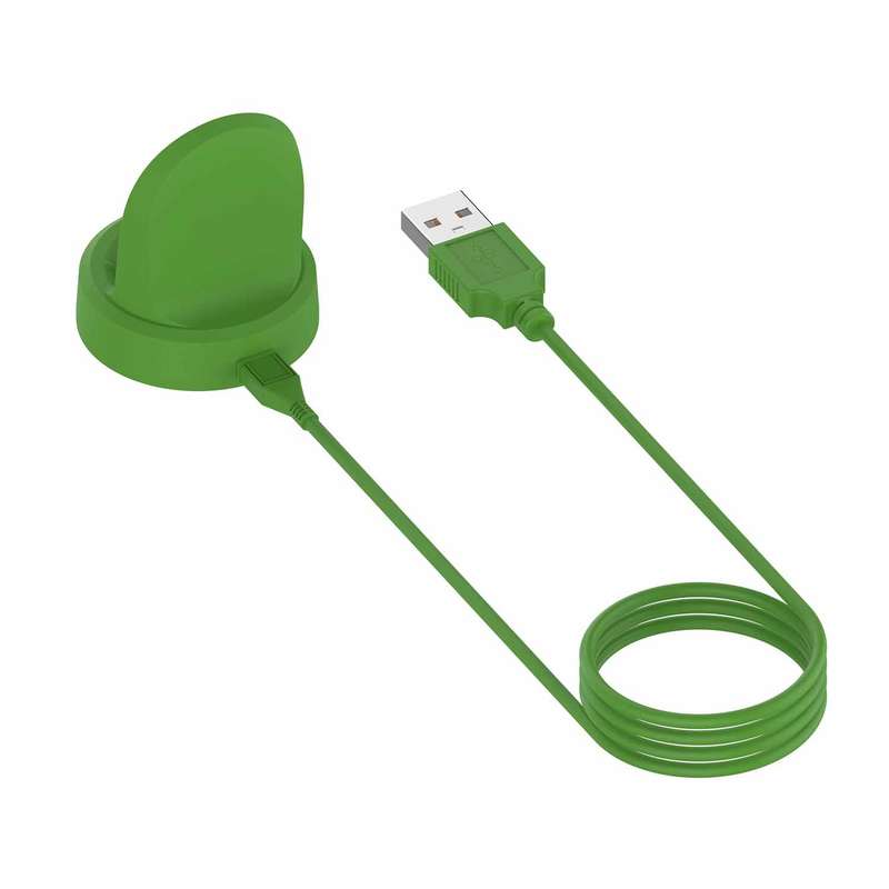 For Samsung Galaxy Watch5 / Watch5 Pro USB Vertical Magnetic Charger Holder(Green)