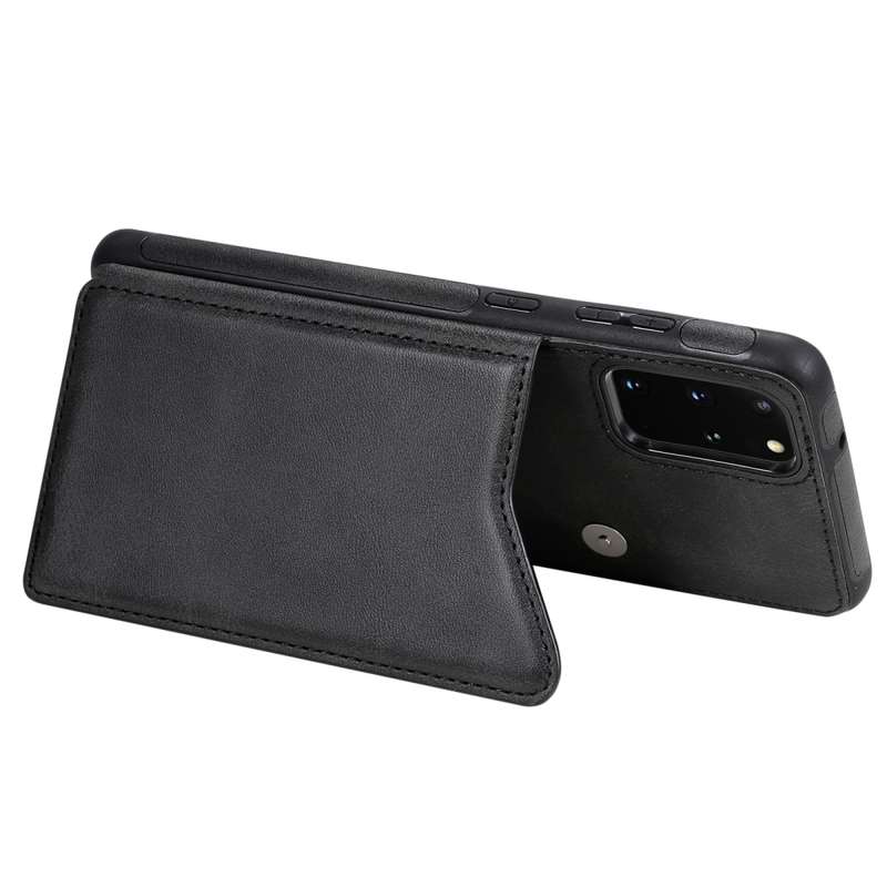 For Galaxy S20 Plus Calf Texture Horizontal Flip Leather Case with Holder & Card Slots & Frame(Coffe