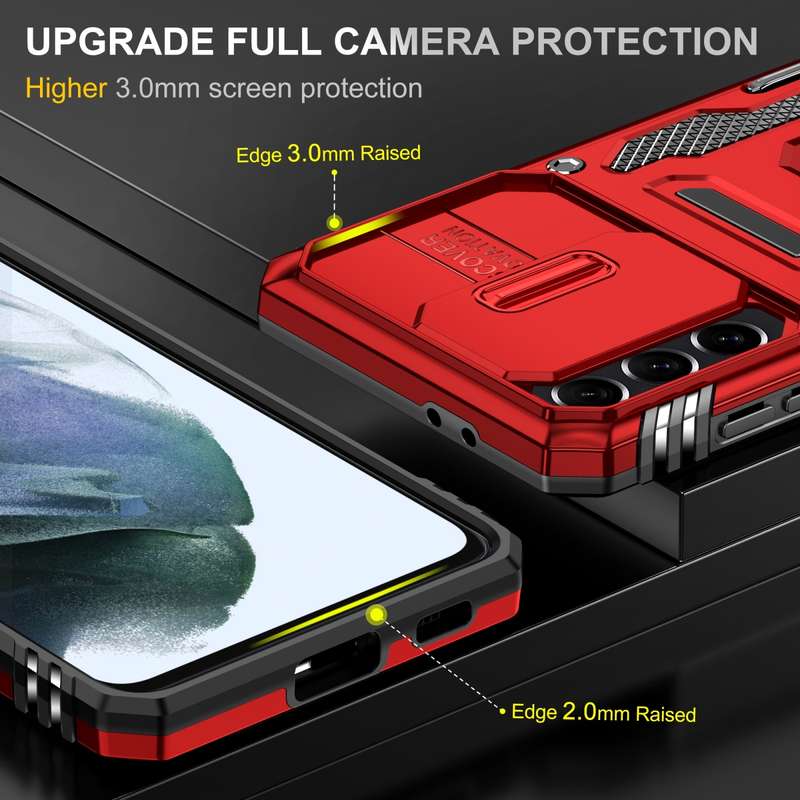 For Samsung Galaxy Z Fold4 GKK Integrated Magnetic Armor Flip Phone Case With Pen Box(Silver)