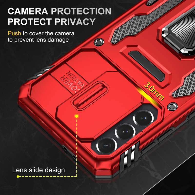 For Samsung Galaxy Z Fold4 GKK Integrated Magnetic Armor Flip Phone Case With Pen Box(Silver)