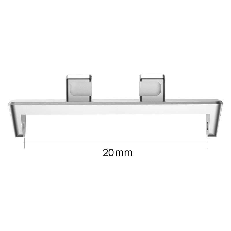 For OPPO Watch3 42mm 1 Pair 20mm Metal Watch Band Connector(Gold)