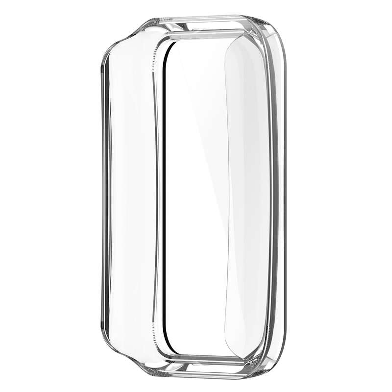 For OPPO Band 2 Tempered Glass Film PC Watch Case(Transparent)
