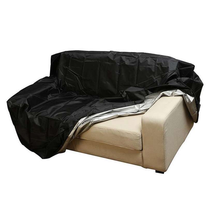 Sofa Recliner Table Waterproof Dustproof Cover, Size:134x66x89/69cm(Black)