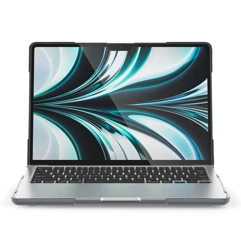 For MacBook Air 13.6 inch A2681 2022 / M3 2024 A3113 / M4 2025 A3240 TPU + PC Two-color Anti-fall La