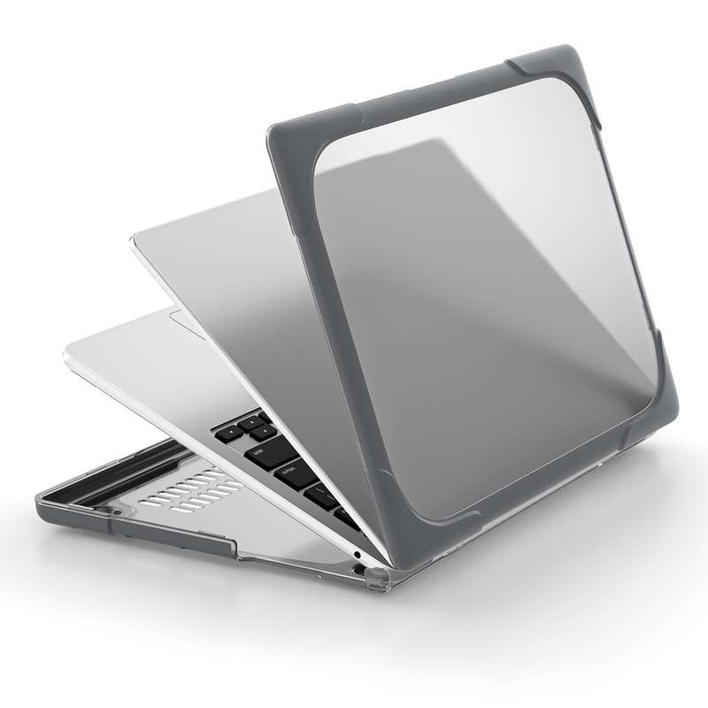 For MacBook Air 13.6 inch A2681 2022 / M3 2024 A3113 / M4 2025 A3240 TPU + PC Two-color Anti-fall La