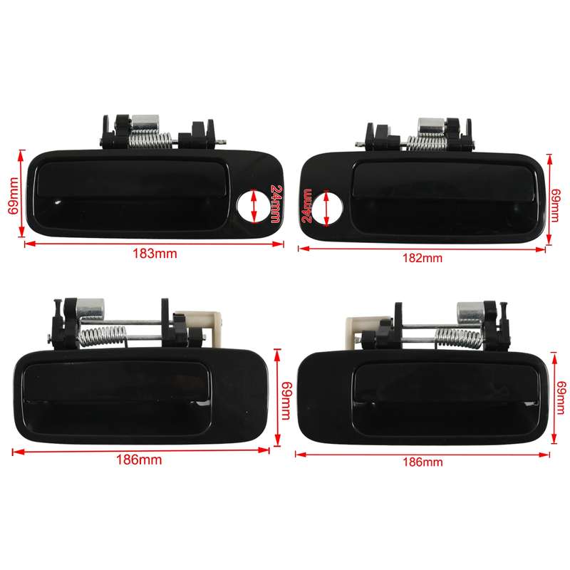 A7772 4 in 1 Car Outside Door Handle 69220-AA010 for Toyota Camry 1997-2001