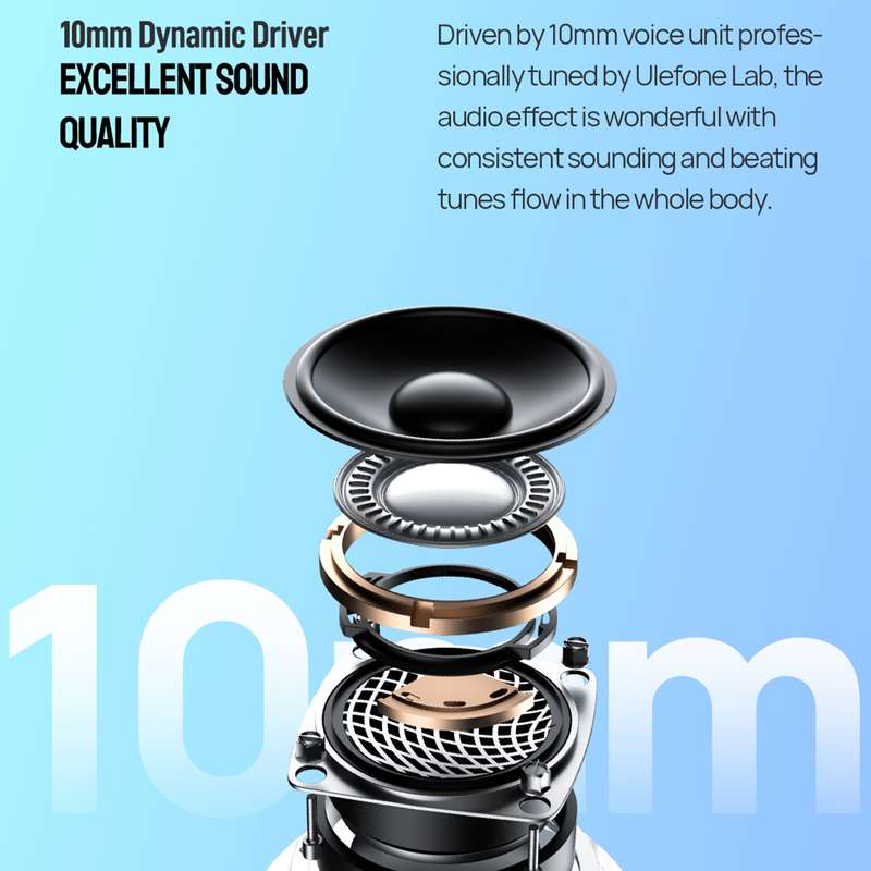 Original Ulefone Buds TWS True Wireless Bluetooth Earphone(White)