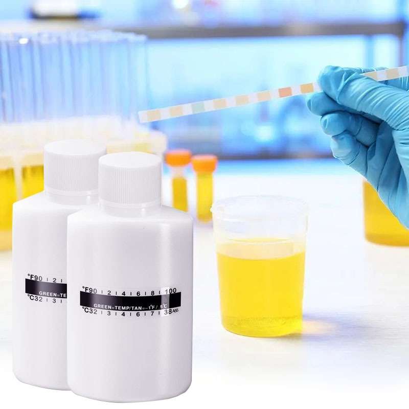 H01233 12pcs Portable Water Urine Detect Bottle Set
