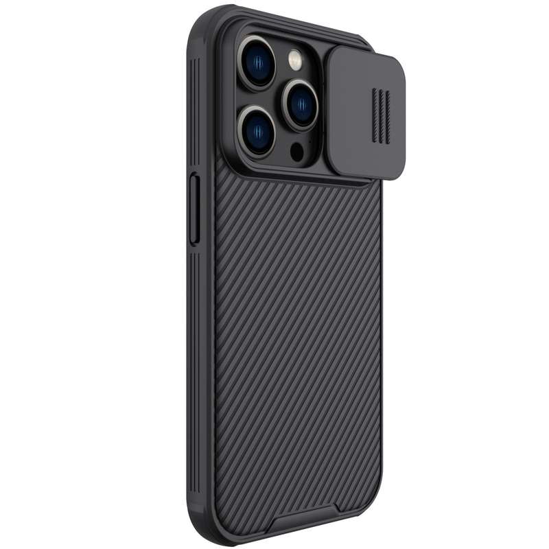 For iPhone 14 Pro Max NILLKIN CamShield Pro Protective Phone Case(Black)