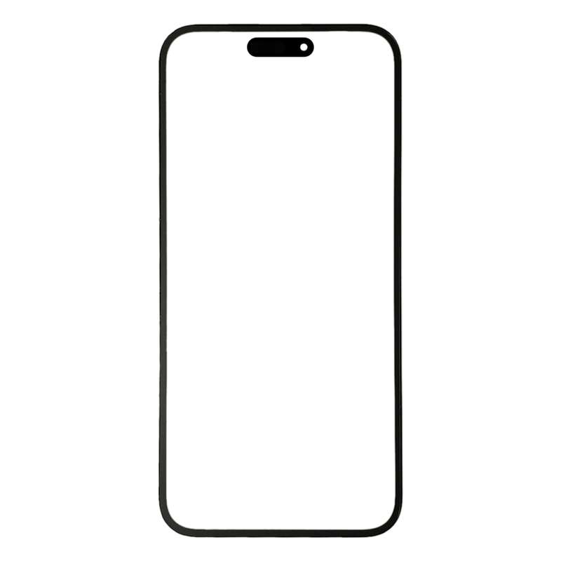 For iPhone 14 Pro Max Front Screen Outer Glass Lens with OCA Optically Clear Adhesive