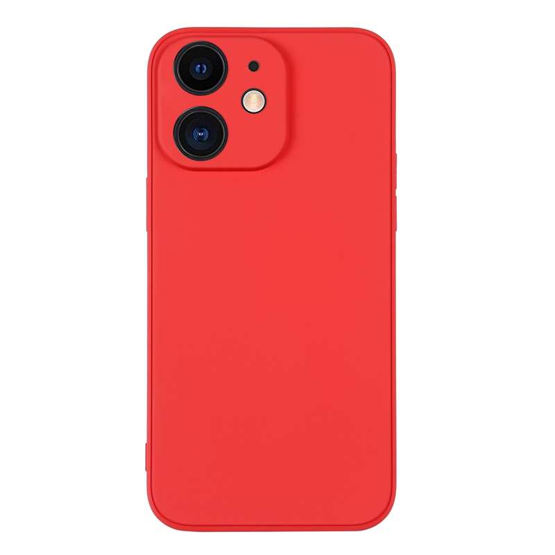For iPhone 11 Silicone Phone Case with Wrist Strap(Pink)