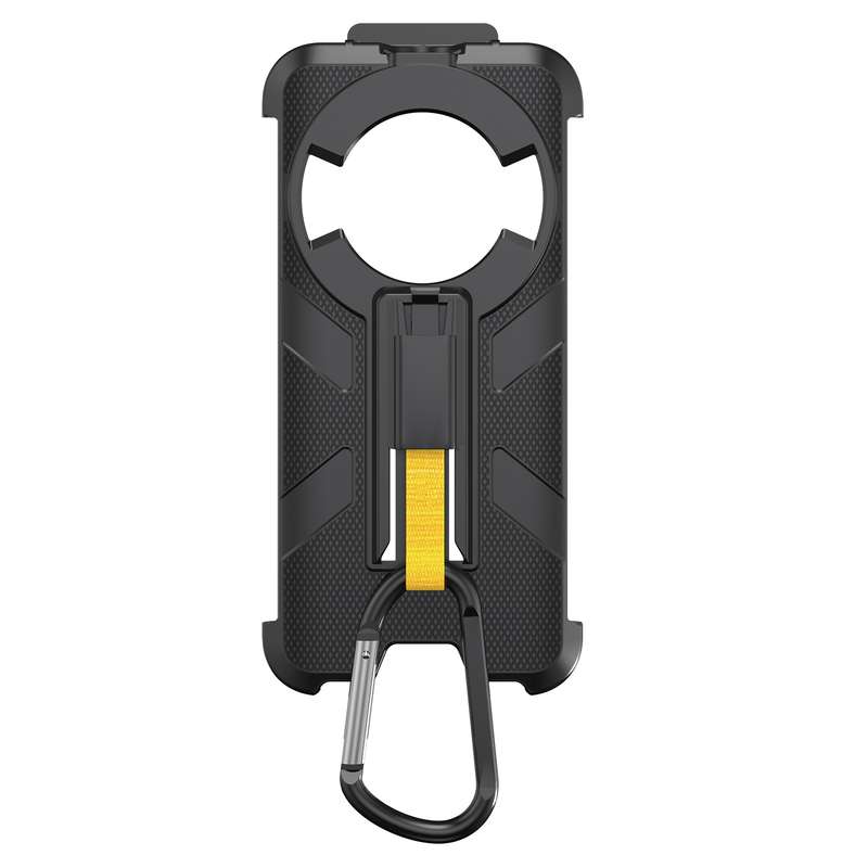 For Ulefone Power Armor 16 Pro / Power Armor 16S Ulefone Back Clip Phone Case with Carabiner(Black)