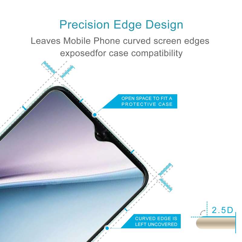 For Itel P38 10pcs 0.26mm 9H 2.5D Tempered Glass Film