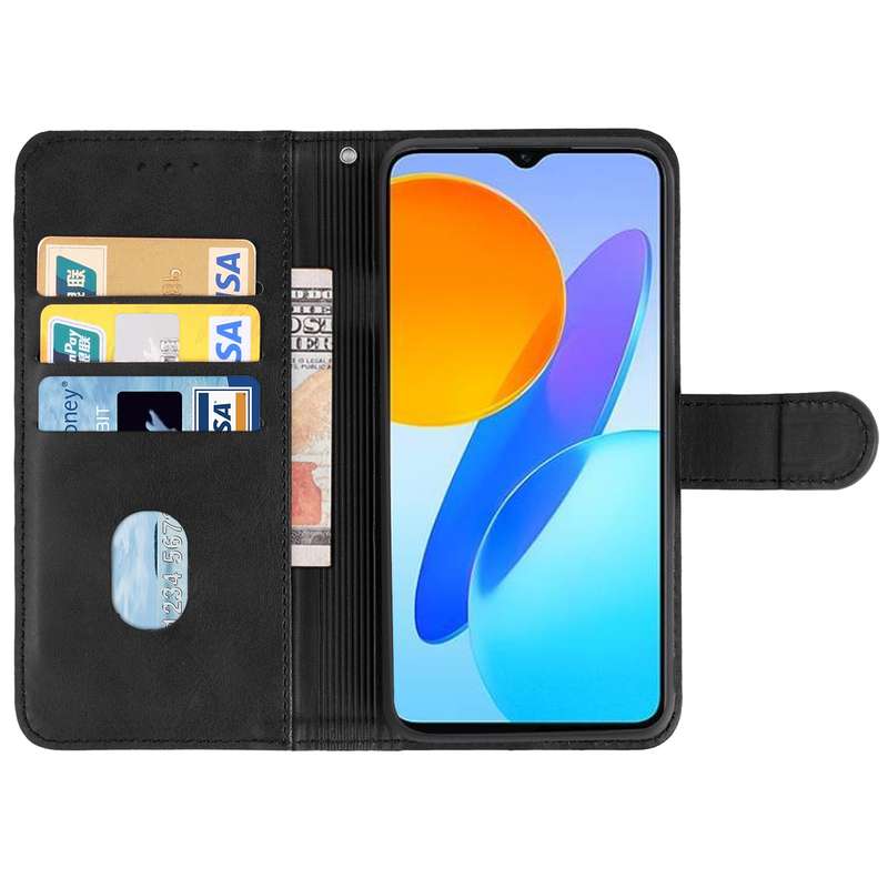 For Honor X6 Leather Phone Case(Black)