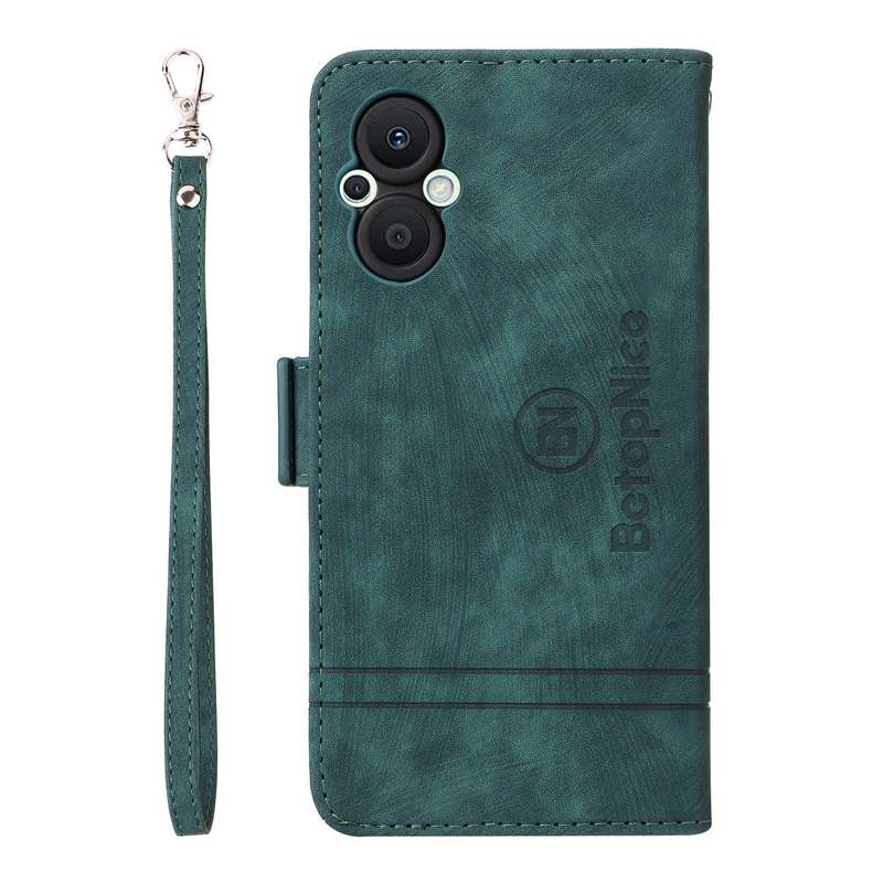 For OPPO Reno 7Z 5G BETOPNICE Dual-side Buckle Leather Phone Case(Red)