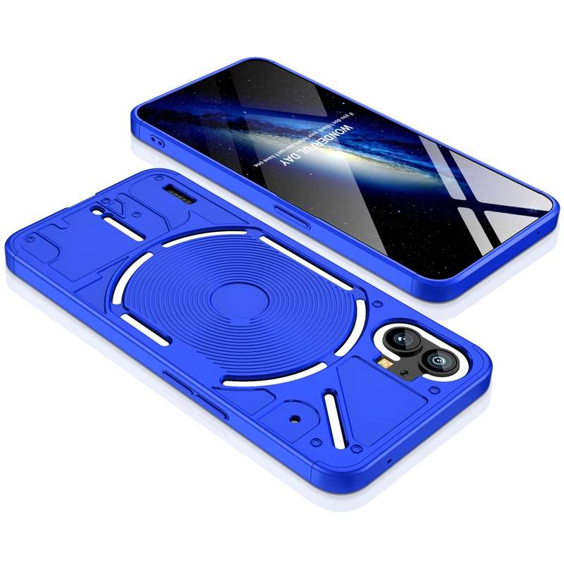 For Nothing Phone 1 GKK Three Stage Splicing Full Coverage PC Phone Case(Rose Gold)
