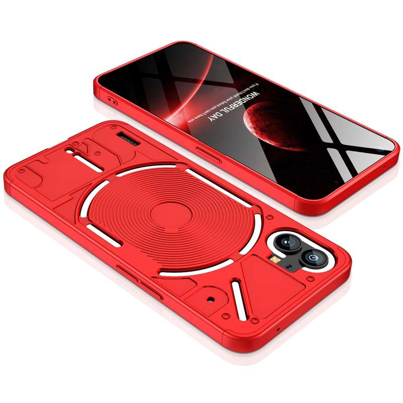 For Nothing Phone 1 GKK Three Stage Splicing Full Coverage PC Phone Case(Rose Gold)