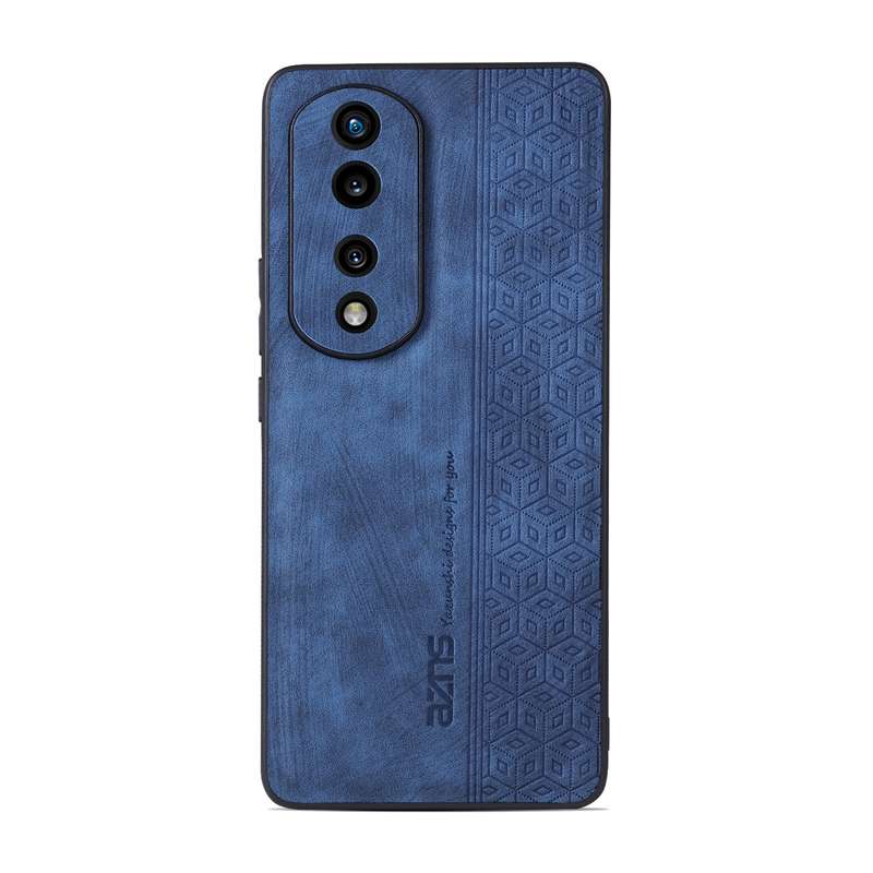 For Honor 70 AZNS 3D Embossed Skin Feel Phone Case(Black)