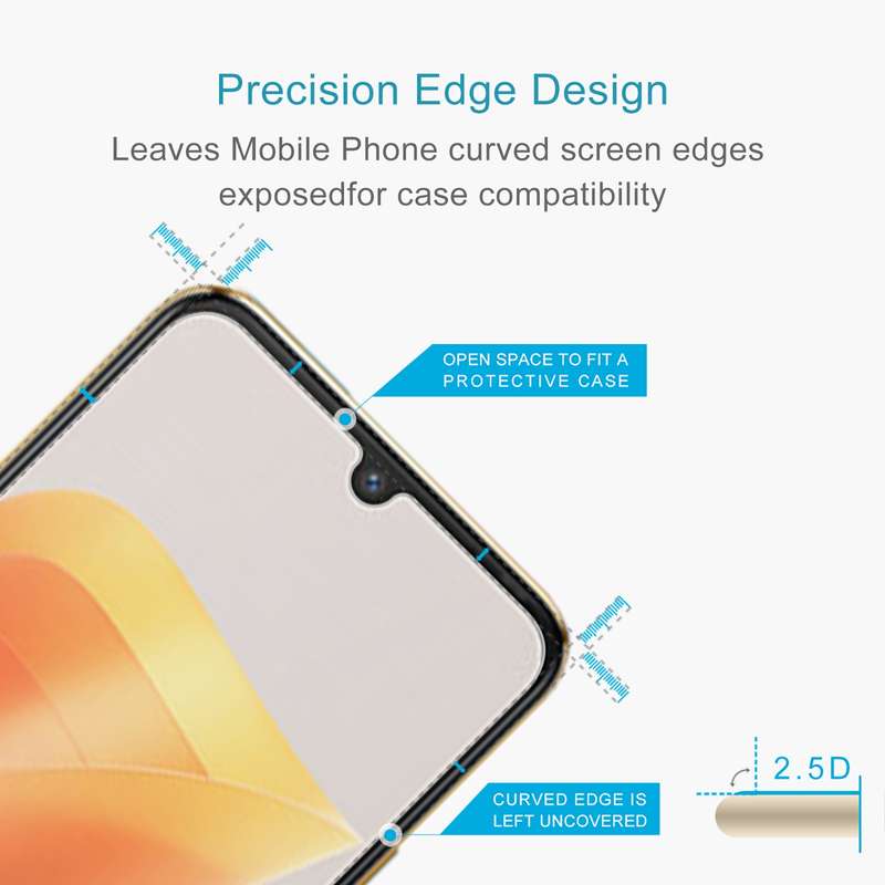 For Infinix Zero 20 50pcs 0.26mm 9H 2.5D Tempered Glass Film