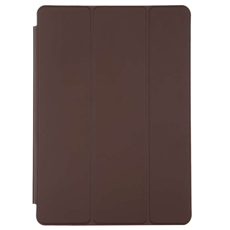 For iPad Air 3 10.5 inch Horizontal Flip Smart Leather Case with Three-folding Holder(Dark Brown)
