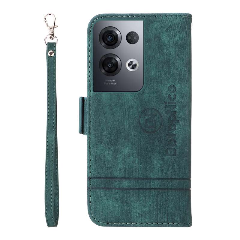 For OPPO Reno8 Pro 5G Global / Reno8 Pro+ BETOPNICE Dual-side Buckle Leather Phone Case(Black)