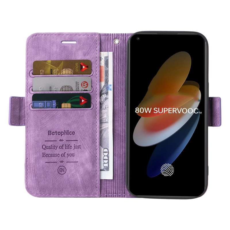 For OPPO Reno8 5G Global BETOPNICE Dual-side Buckle Leather Phone Case(Pink)
