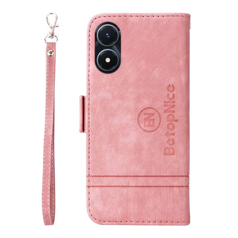 For vivo Y02s / Y16 4G BETOPNICE Dual-side Buckle Leather Phone Case(Green)