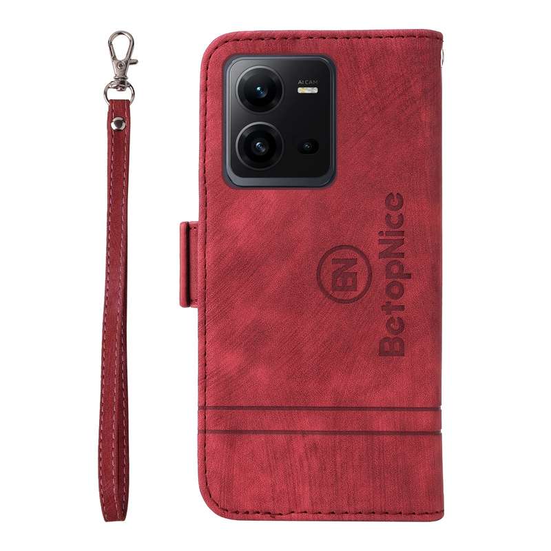 For vivo V25 / V25e 4G Global BETOPNICE Dual-side Buckle Leather Phone Case(Pink)
