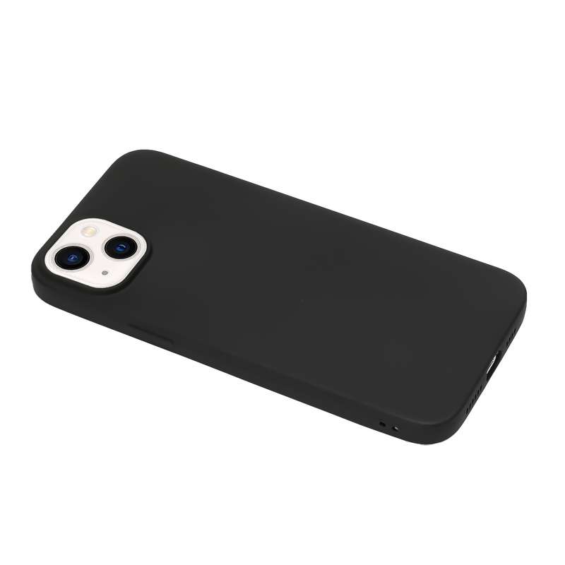 For iPhone 14 Plus Solid Color Frosted Silicone Phone Case(Red)