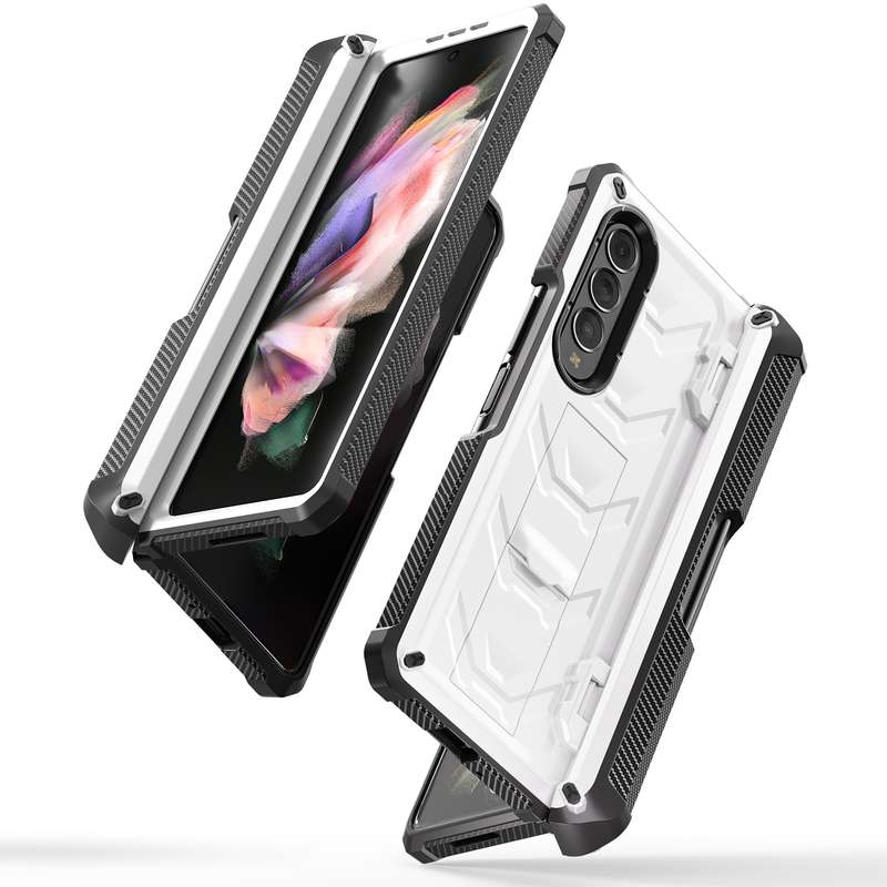 For Samsung Galaxy Z Fold3 5G Armored All-inclusive Shockproof Folding Phone Case(Black)