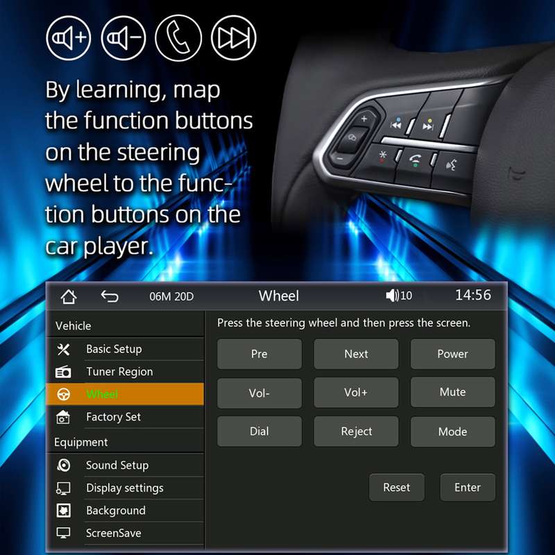 FS02C 7 inch HD Capacitive Touch Screen Car MP5 Player Supports Bluetooth Reverse&Mobile Phone Inter