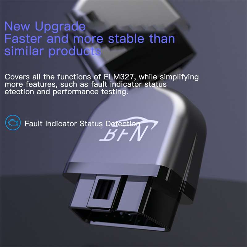 BFN Bluetooth 5.1 Car Diagnostic Software Tester OBD2 Engine Fault Diagnosis Tester AD11 Mobile Ver