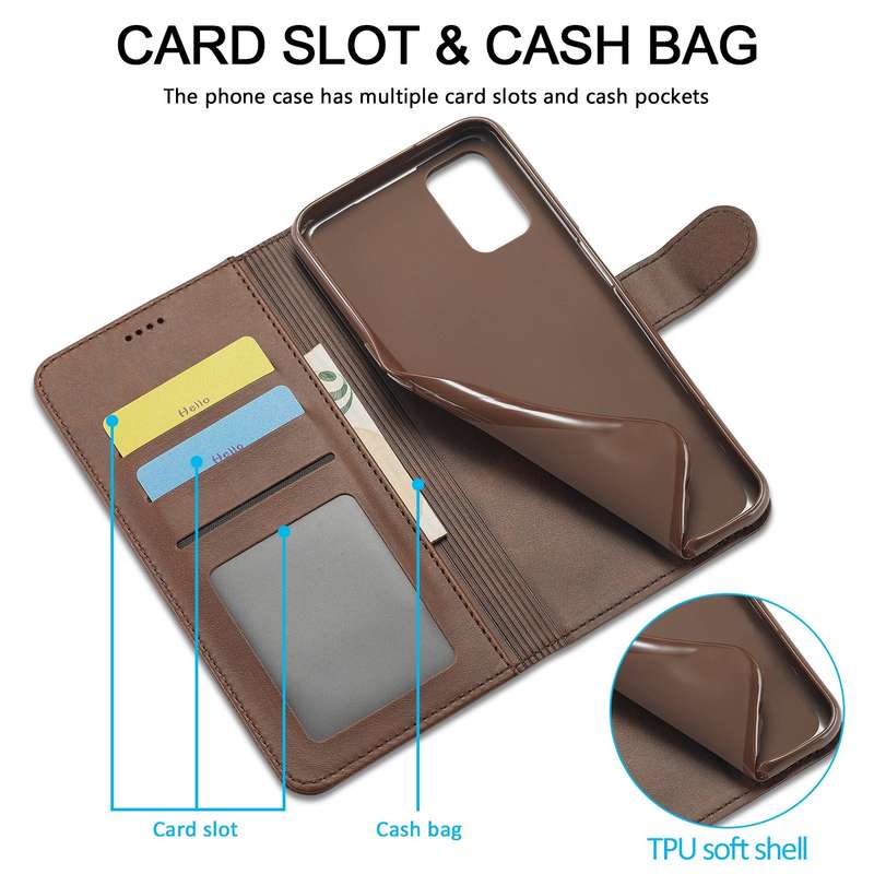 For OPPO A77 5G / A97 5G / Realme V23 LC.IMEEKE Calf Texture Leather Phone Case(Blue)